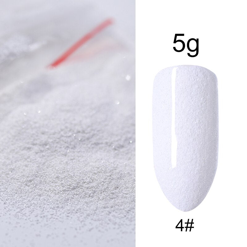 5g/Bag Glitter Nail Powder for DIY Nail Art Decoration Purple Blue Silver Nail Pigment Dust Tips Shining Shimmer Manicure