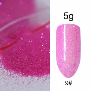 5g/Bag Glitter Nail Powder for DIY Nail Art Decoration Purple Blue Silver Nail Pigment Dust Tips Shining Shimmer Manicure