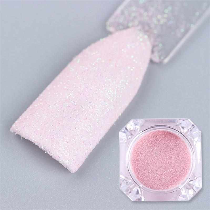 1 Box  Pearl Nail Glitter Powder Mirror Matte Effect Glitter Laser Dust Manicure Shimmer Pigment Nail Decoration