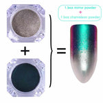 1 Box  Pearl Nail Glitter Powder Mirror Matte Effect Glitter Laser Dust Manicure Shimmer Pigment Nail Decoration