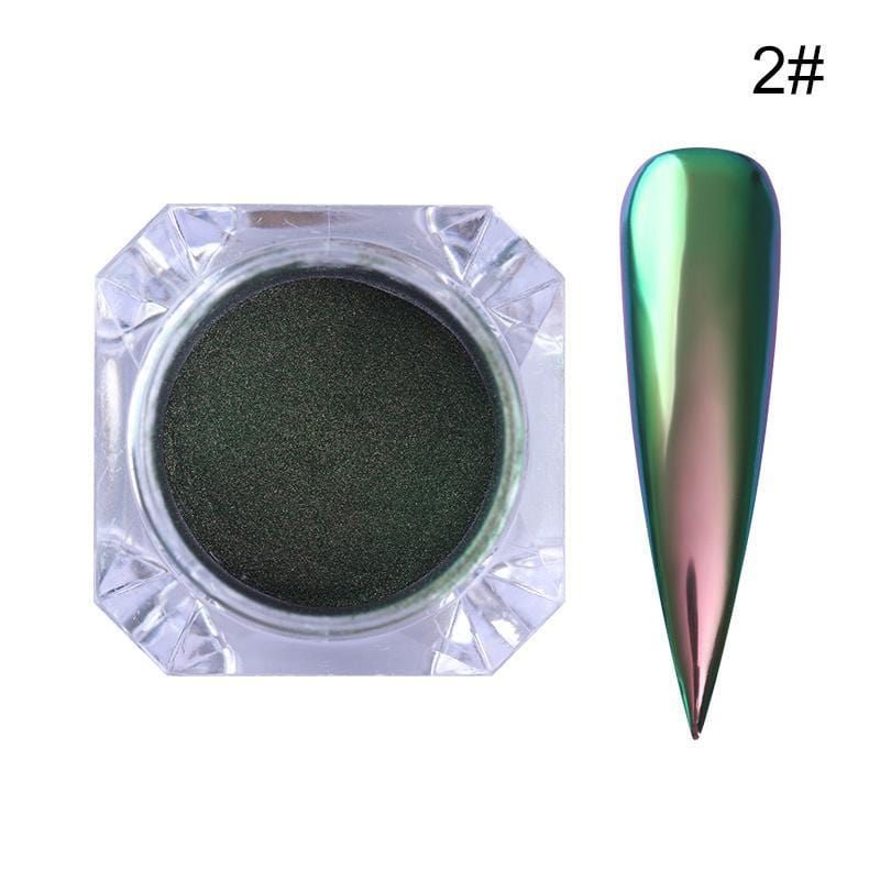 1 Box  Pearl Nail Glitter Powder Mirror Matte Effect Glitter Laser Dust Manicure Shimmer Pigment Nail Decoration