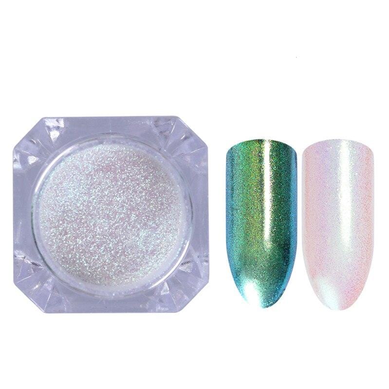 1 Box  Pearl Nail Glitter Powder Mirror Matte Effect Glitter Laser Dust Manicure Shimmer Pigment Nail Decoration