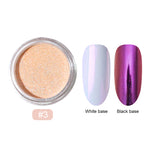 0.2g/Box Chameleon Mirror Laser Nail Glitter Powders Auroras Effect Nail Art Chrome Pigment Dust DIY Design Decoration