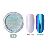 0.2g/Box Chameleon Mirror Laser Nail Glitter Powders Auroras Effect Nail Art Chrome Pigment Dust DIY Design Decoration