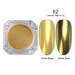 0.2g/Box Chameleon Mirror Laser Nail Glitter Powders Auroras Effect Nail Art Chrome Pigment Dust DIY Design Decoration