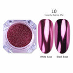 0.2g/Box Chameleon Mirror Laser Nail Glitter Powders Auroras Effect Nail Art Chrome Pigment Dust DIY Design Decoration