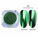 0.2g/Box Chameleon Mirror Laser Nail Glitter Powders Auroras Effect Nail Art Chrome Pigment Dust DIY Design Decoration