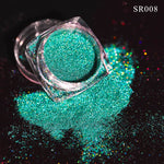 1g Glitter for Nails Holographic Dip Powder Mirror Polishing Chrome Pigments Nail Art Decorations Laser Dazzling Dust