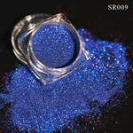 1g Glitter for Nails Holographic Dip Powder Mirror Polishing Chrome Pigments Nail Art Decorations Laser Dazzling Dust