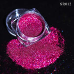 1g Glitter for Nails Holographic Dip Powder Mirror Polishing Chrome Pigments Nail Art Decorations Laser Dazzling Dust