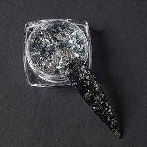 1g Glitter for Nails Holographic Dip Powder Mirror Polishing Chrome Pigments Nail Art Decorations Laser Dazzling Dust