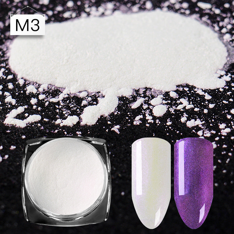 1g Glitter for Nails Holographic Dip Powder Mirror Polishing Chrome Pigments Nail Art Decorations Laser Dazzling Dust