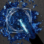 1g Glitter for Nails Holographic Dip Powder Mirror Polishing Chrome Pigments Nail Art Decorations Laser Dazzling Dust