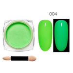 1g Fluorescent Luminous Nail Art Sequins Heart Shape Ultra-thin Luminous Nail Glitter Flakes Glow in the Dark