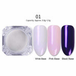 1 Box Mirror Glitter Nail Powder Chrome Pigment Holographic Shining Powder Shimmer Nail Glitter DIY Nail Art Decorations