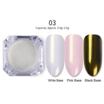 1 Box Mirror Glitter Nail Powder Chrome Pigment Holographic Shining Powder Shimmer Nail Glitter DIY Nail Art Decorations