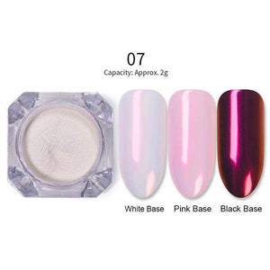 1 Box Mirror Glitter Nail Powder Chrome Pigment Holographic Shining Powder Shimmer Nail Glitter DIY Nail Art Decorations