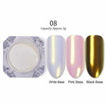 1 Box Mirror Glitter Nail Powder Chrome Pigment Holographic Shining Powder Shimmer Nail Glitter DIY Nail Art Decorations