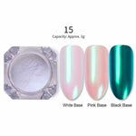 1 Box Mirror Glitter Nail Powder Chrome Pigment Holographic Shining Powder Shimmer Nail Glitter DIY Nail Art Decorations