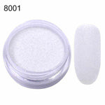 Gradient Shiny Nail Glitter Set Powder Laser Sparkly Manicure Nail Art Chrome Pigment Silver DIY Nail Art Decoration Kit