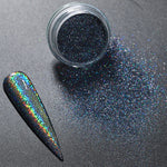 Gradient Shiny Nail Glitter Set Powder Laser Sparkly Manicure Nail Art Chrome Pigment Silver DIY Nail Art Decoration Kit