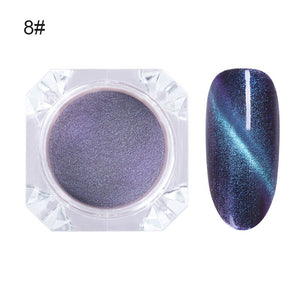 1 Box Pearl Nail Glitter Shiny Mirror Matte Shell White Purple Blue Nail Art Pigment Dust Powder Manicure Nail Decorations