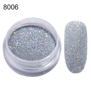 1 Box Pearl Nail Glitter Shiny Mirror Matte Shell White Purple Blue Nail Art Pigment Dust Powder Manicure Nail Decorations