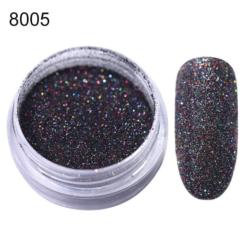 1 Box Pearl Nail Glitter Shiny Mirror Matte Shell White Purple Blue Nail Art Pigment Dust Powder Manicure Nail Decorations