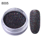 1 Box Pearl Nail Glitter Shiny Mirror Matte Shell White Purple Blue Nail Art Pigment Dust Powder Manicure Nail Decorations