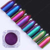 1Box 0.2g/1g Chameleon Pigment Duochrome Mirror Powder Chrome Pigment Galaxy Glitter Nail Dust Color(Black Base Color Needed)