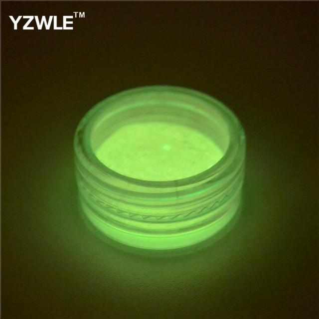 1pc Fluorescent Powder DIY Bright Nail Art Glow In The Dark Sand Powder Pigment Dust Luminous Nail Glitter Holographic glitter