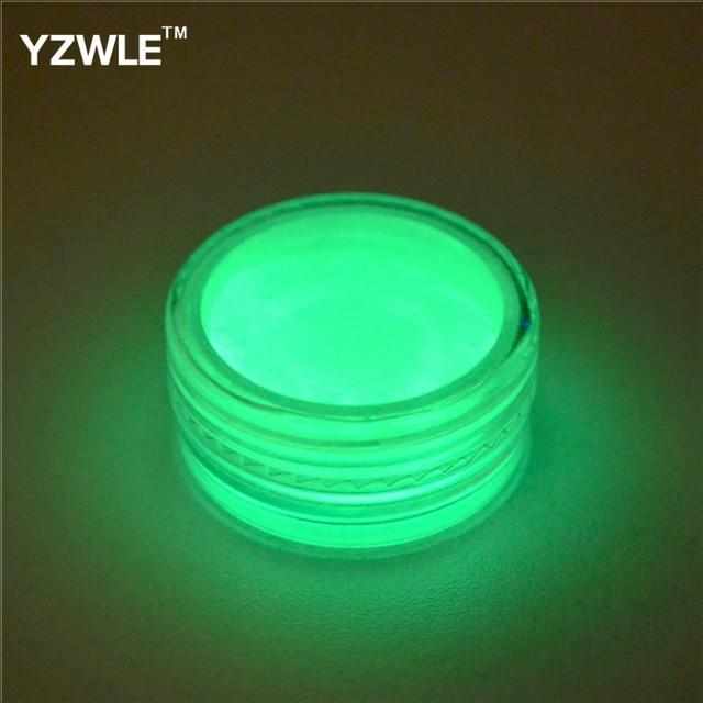 1pc Fluorescent Powder DIY Bright Nail Art Glow In The Dark Sand Powder Pigment Dust Luminous Nail Glitter Holographic glitter