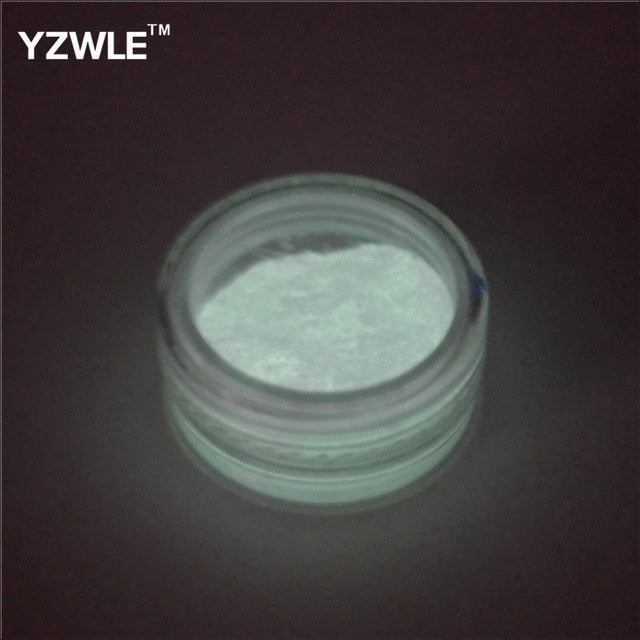 1pc Fluorescent Powder DIY Bright Nail Art Glow In The Dark Sand Powder Pigment Dust Luminous Nail Glitter Holographic glitter