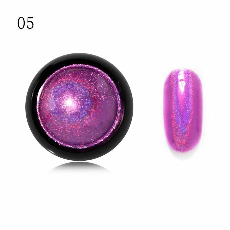 0.5g/Box Top-grad Holographic Nail Powder Glitters Holo Laser Rainbow Nail Powder Chrome Dust Manicure Nail Art Decorations