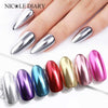 1 Box Mirror Nail Powder Rose Gold Champagne Silver Gold Chrome Nail Art Glitter Pigment Dust Manicure Nail Art Decoration