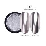 1 Box Mirror Nail Powder Rose Gold Champagne Silver Gold Chrome Nail Art Glitter Pigment Dust Manicure Nail Art Decoration