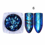 BORN PRETTY Chameleon Irregular Nail Sequins Starry Foils Colorful Glitter 3D Holographic Magic Effect Nail Flakes UV Nail Gel