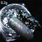 BORN PRETTY Chameleon Irregular Nail Sequins Starry Foils Colorful Glitter 3D Holographic Magic Effect Nail Flakes UV Nail Gel