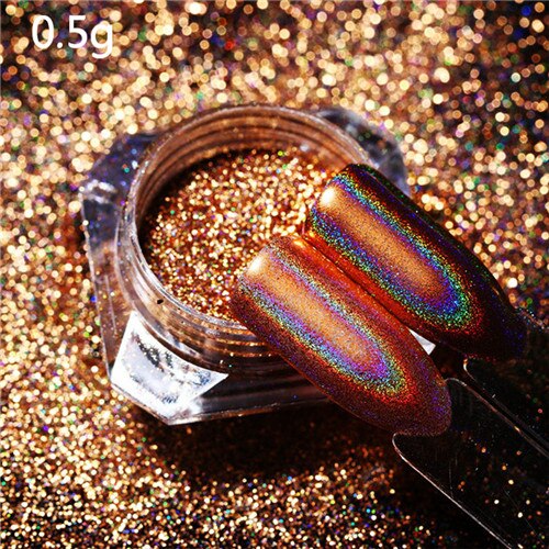 BORN PRETTY Chameleon Irregular Nail Sequins Starry Foils Colorful Glitter 3D Holographic Magic Effect Nail Flakes UV Nail Gel