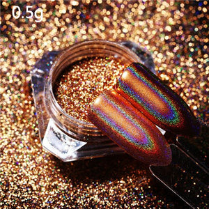 BORN PRETTY Chameleon Irregular Nail Sequins Starry Foils Colorful Glitter 3D Holographic Magic Effect Nail Flakes UV Nail Gel