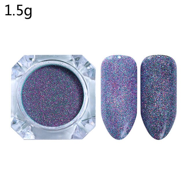 BORN PRETTY Chameleon Irregular Nail Sequins Starry Foils Colorful Glitter 3D Holographic Magic Effect Nail Flakes UV Nail Gel