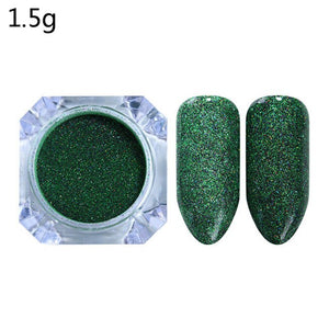 BORN PRETTY Chameleon Irregular Nail Sequins Starry Foils Colorful Glitter 3D Holographic Magic Effect Nail Flakes UV Nail Gel