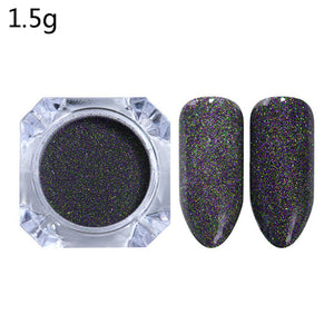 BORN PRETTY Chameleon Irregular Nail Sequins Starry Foils Colorful Glitter 3D Holographic Magic Effect Nail Flakes UV Nail Gel