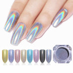 1g Holographic Nail Powder Glitter Laser Holo Shimmer Nail Art Decorations Manicure Shining Chrome Pigment