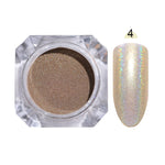 1g Holographic Nail Powder Glitter Laser Holo Shimmer Nail Art Decorations Manicure Shining Chrome Pigment