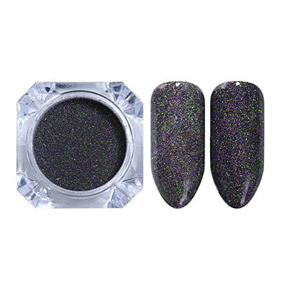 1g Holographic Nail Powder Glitter Laser Holo Shimmer Nail Art Decorations Manicure Shining Chrome Pigment