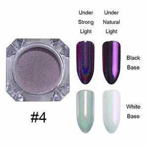 1g Holographic Nail Powder Glitter Laser Holo Shimmer Nail Art Decorations Manicure Shining Chrome Pigment