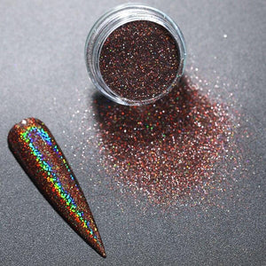 1g Holographic Nail Powder Glitter Laser Holo Shimmer Nail Art Decorations Manicure Shining Chrome Pigment