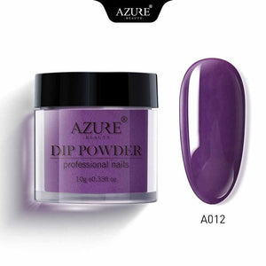 AZURE BEAUTY Holographic Glitter Dipping Powder Nail Art Gradient Color Sparkly Dip Powder Shiny Glitter Dip System Powder