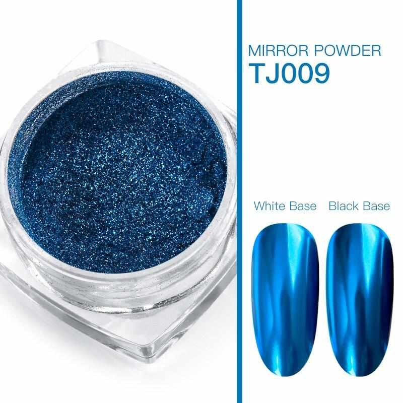 0.5g Mirror Nail Glitter Powder Magic Mirror Powder Pigment Dust Holographic Nail Art UV Gel Polishing Decorations Manicure